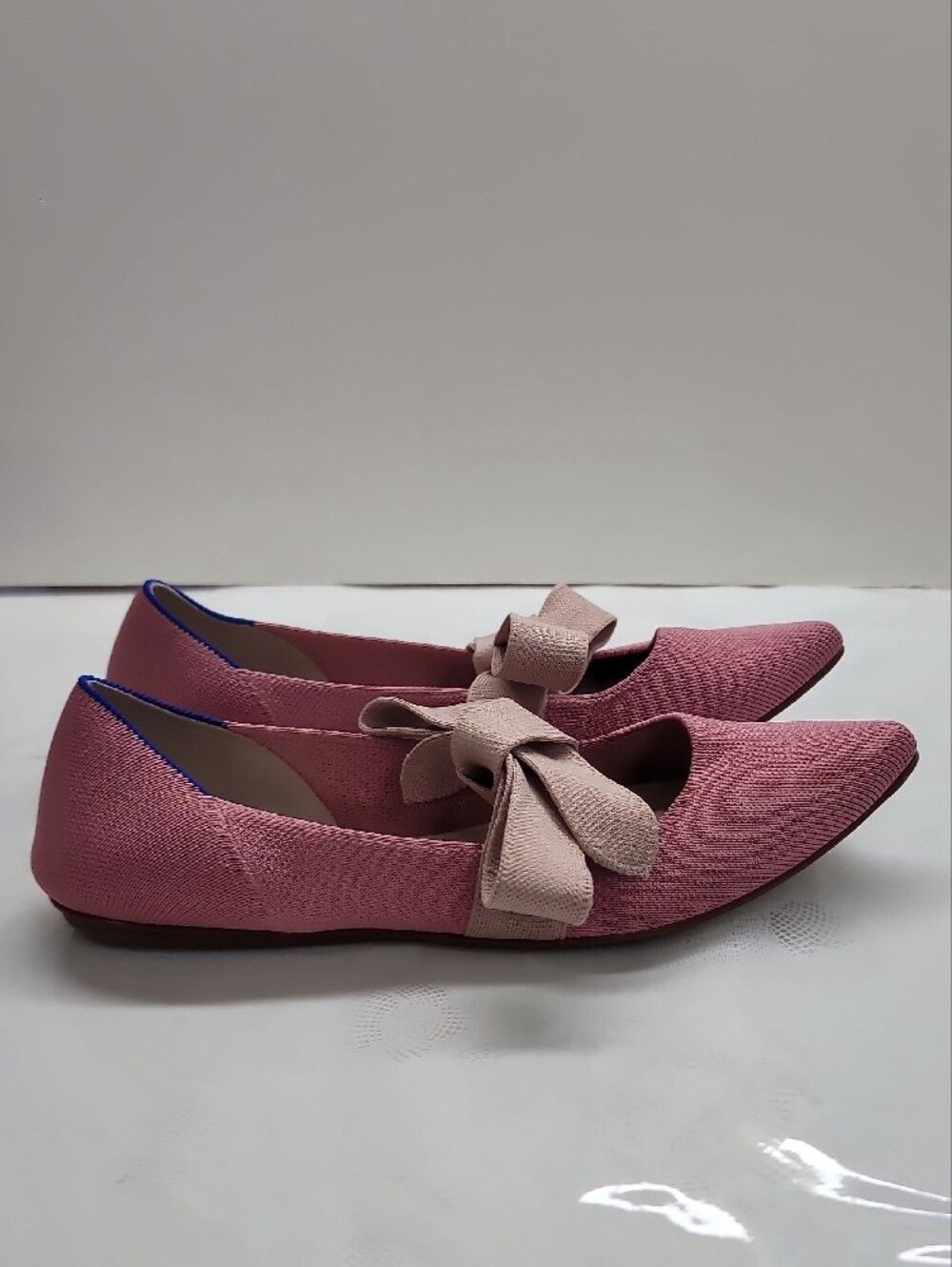 Rothy's The Rosebud Pointed Toe Bow Maryjanes Size 9.5 - Picture 8 of 11